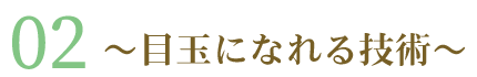 目玉になれる技術